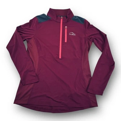 Camisa LL Bean Trail leve camada base manga longa feminina pequena P - Imagem 1 de 4