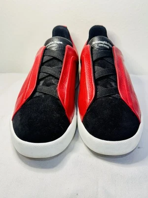 Ermeneglido Zegna Triple Punto Rojo y Negro Usado Una Vez Talla Hombre US 7 Foto 1 de 4