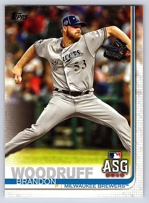 2019 Topps Update Base # US141 - Brandon Woodruff - Milwaukee Brewers - Image 1 of 2