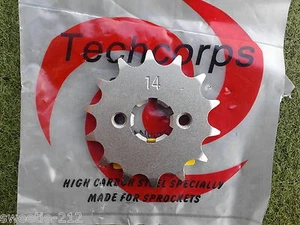 Front Sprocket 14T fits Suzuki GP 100 U (Front & Rear Drum) 1978-90 (428) - Picture 1 of 1