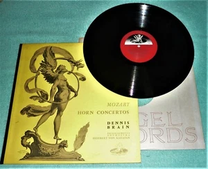 VINYL LP by HERBERT VON KARAJAN & DENNIS BRAIN "MOZART - HORN CONCERTOS" (1957) - Imagen 1 de 2