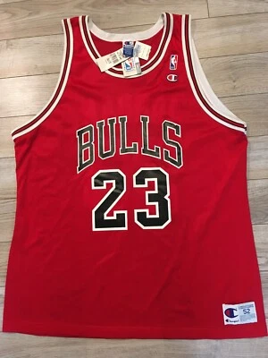 Michael Jordan #23 Chicago Bulls NBA Champion Jersey 52 XXL NWT NEW - Image 1 of 4