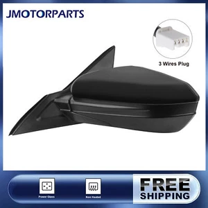 1PC Driver Mirror For 2016-2020 Honda Civic EX DX 3 Wire Manual Fold Power Glass - Picture 1 of 7