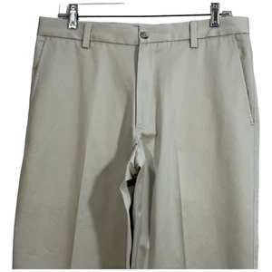 Dockers D2 Men's Slacks Pants Off White/Cream Flat Front 33x30 100% Cotton - Picture 1 of 7