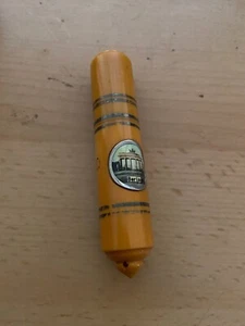 Vintage Catalin Bakelite Amber Nail Tool Set Manicure Tools Original Box with lo - Picture 1 of 3