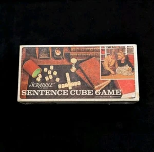Vintage 1971 Scrabble Sentence Cube Game Factory Sealed Selchow & Righter NEW - Picture 1 of 7