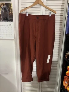 A New Day Women's High-Rise Slim Fit Effortless Pintuck Ankle Pants Size 16 - Picture 1 of 10