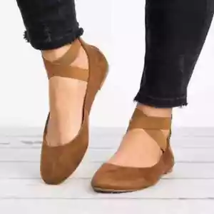 Zapatos planos suaves, cómodos, transpirables y sin cordones para mujer - Imagen 1 de 22