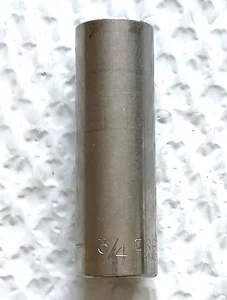 CRAFTSMAN TOOLS G47586, 1/2" DRIVE, 3/4" SOCKET, 3.2" DEEP/HIGH. 6 POINT. - Foto 1 di 11