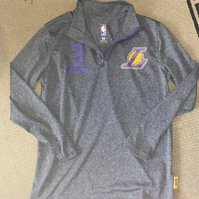 NBA Lakers Polyester Pullover Kids Shirt Size 10/12 - Image 1 of 4