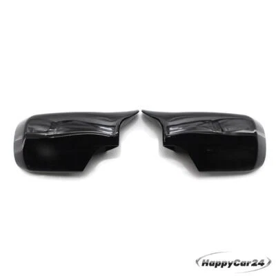 Gloss Black For BMW E46 98-05 Sedan 325i 328i 330i Side Door Mirror Cover Caps - Изображение 1 из 4