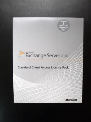 Microsoft Exchange Server 2010 Erweiterungslizenz fuer 5 Benutzer mit Rechnung. - Bild 1 von 4