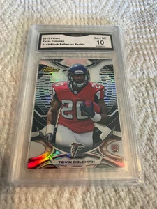 TEVIN COLEMAN FALCONS 2015 FINEST BLACK REFRACTOR # 119 GRADED 10 L@@@K - Picture 1 of 2