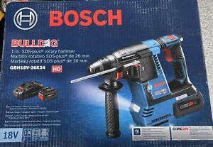 Bosch GBH18V-26K24 18V Bulldog Cordless Compact Rotary Hammer Kit Dust Collector