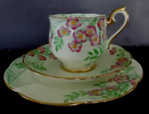 Vintage China Tea Set Trio.Royal Albert Crown China.Rose and Arch.VGC.9312 - Picture 1 of 5