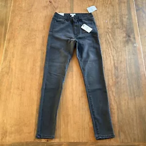 Forever 21 Womens Size 26 Mid Rise Skinny Jeans Faded Black - Picture 1 of 10