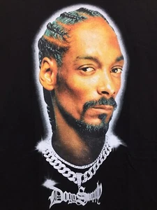 Dogg Supply Snoop Dog Mens 2XL Tee Shirt Solid Black Graphic T-Shirt NWT - Picture 1 of 12