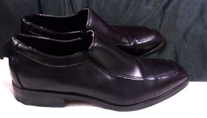 Apt. 9 Men's Shane Black Lightweight Comfort Slip On Dress Shoes Size 8 - Picture 1 of 7