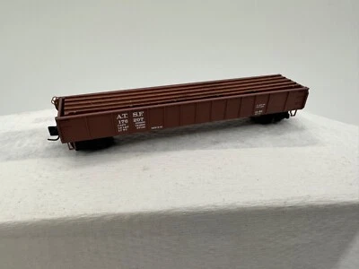 Atchison, Topeka & Santa Fe, 50' Gondola, Straight Sides with H-Beam Load - Image 1 of 2