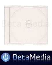 200 x Jewel CD Cases with Clear Tray Single Disc - Australian Standard Size case