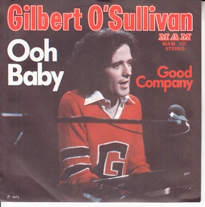 GILBERT O'SULLIVAN Ooh Baby & Good Company PICTURE SLEEVE 7" 45 vinyl record NEW - Picture 1 of 2