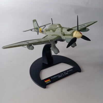 1:100 Scale Alloy Diecast Military Model WW2 Junkers JU 87 Stuka Bomber Aircraft - Image 1 of 4