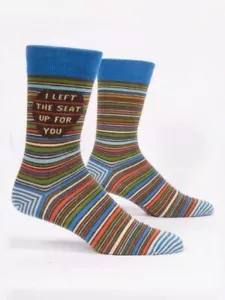 Calcetines para hombre Blue Q I Left The Seat Up For You - Imagen 1 de 1