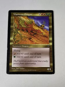 MTG Viashivan Dragon Visions regolare raro MP - Foto 1 di 10