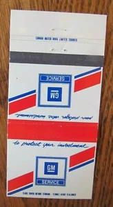 GM CAR DEALER MATCHBOOK COVER: DAWSON CARLAND MATCHCOVER (DAWSON CREEK, BC) -E11 - Picture 1 of 2