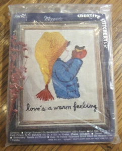 Creative Stitchery Moppets Love's A Warm Feeling New Sealed 786C Boy In Winter - Picture 1 of 2