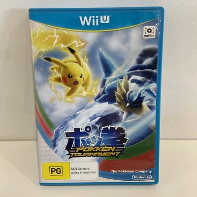 Pokken Tournament Pokemon Nintendo Wii U Video Game PAL - Image 1 of 3