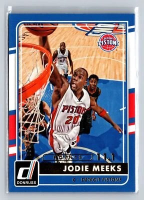2015 Donruss #6 Jodie Meeks Statline Points Excellent - Image 1 of 2