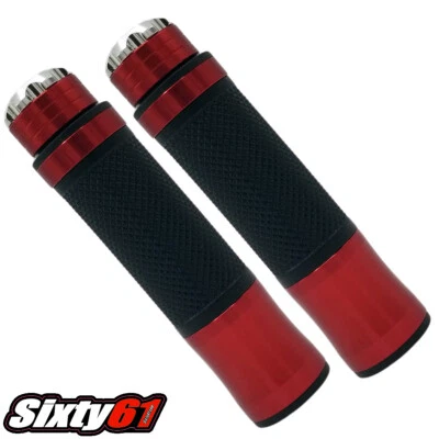 Hayabusa Chrome and Red Grips 2008-2017 2018 2019 2020Suzuki Gel Comfort Hand - Image 1 of 3