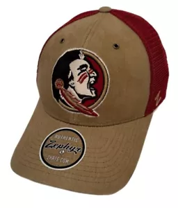 Zephyr NCAA Florida State Seminoles RARE “Plateau” Curved Bill Mesh ADJ Hat NWT - Picture 1 of 6