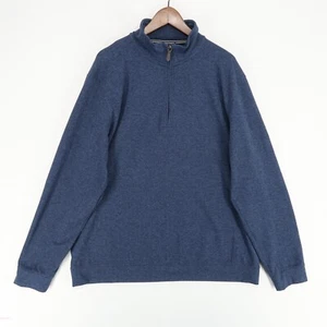 Vineyard Vines 1/4 Zip Pullover Herren XL Navy Blau Meliert - Bild 1 von 8