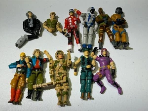Vintage Hasbro GI Joe 3.75" 80s 90s Lot Of 9+ Action Figures - Picture 1 of 5