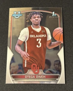 2022-23 Bowman University Chrome 1st #77 Otega Oweh Kentucky Basketball Card - Picture 1 of 2