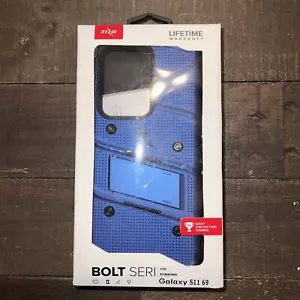 Zizo Bolt Blue Phone Case Samsung Galaxy S11 Ultra Holster Kickstand - Picture 1 of 2