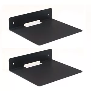 Simple Audio Stand Rack Holder Black L-Shape Audio Bracket Speaker Accessories - Picture 1 of 4