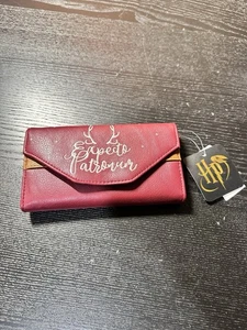 Harry Potter Always Expecto Patronum Maroon Wallet - BoxLunch Exclusive - Picture 1 of 11