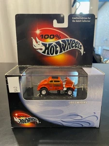 100% Hot Wheels Black Box 1933 Willys Hot Rod Orange K D Pittman B&M Cragar - Picture 1 of 7
