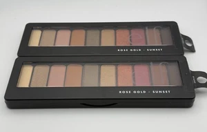 Elf - LOT OF 2 - Rose Gold - Sunset Eyeshadow Palette - 10 Colors New & Sealed - Picture 1 of 4