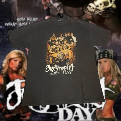 Vintage 2007 WWE Judgement Day Mr. McMahon John Cena Batista Wrestling Tee - Image 1 of 4