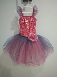 Curtain Call Costume: Rhapsody Pink Teal Ballet Dance Dress for Children - Picture 1 of 8