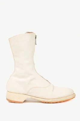 Botas militares Guidi 310 blancas con cremallera frontal hasta la pantorrilla, talla US 5,5 Foto 1 de 4