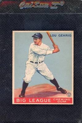 1933 Goudey #92 Lou Gehrig Original Trim *Looks Near Mint* - Image 1 of 2
