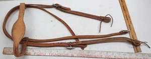 Double Leather Stitched Headstall  - 1021252 - Picture 1 of 13
