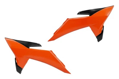 UFO orange Radiator Shroud Set 24-26 SX,SXF,XC Foto 1 de 2