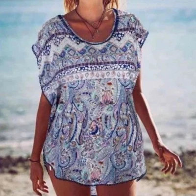 Traje de baño Victorias Secret VS encubrir boho borla pompón ribete lazo trasero pequeño Foto 1 de 4