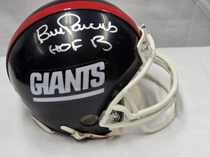 Bill Parcells HOF 13 Autographed New York Giants Mini Helmet - JSA - Picture 1 of 16